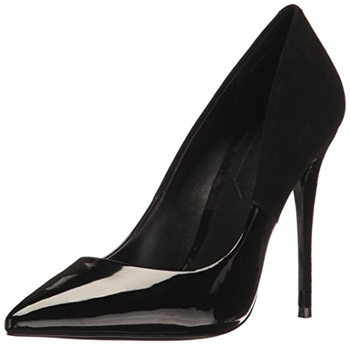 Aldo Women's Stessy Dress Pump, Black Suede, 8.5 B US