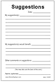 Fixture Displays 25 Suggestion Cards Suggestion Box Cards 4x6