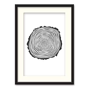 Black Paper Framed Canvas Wall Art for Living Room, Bedroom Abstract Branch and Leaves Canvas Prints for Home Decoration Ready to Hanging - 23x31 inches