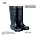 CLC Custom Leathercraft Rain Wear R23009 Over The Sock Black PVC Men's Rain Boot, Size 9
