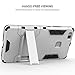 Huawei P9 Lite Case,SUNGUY Boys Armor Defender Protective Case Hard PC Cover + TPU Soft Bumper Case Cover with Kickstand for Huawei P9 Lite 2017-Gray