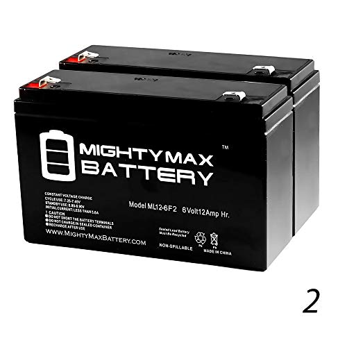Mighty Max Battery 6V 12AH F2 Battery Replacement for Tripp Lite BCPROINT1050-2 Pack Brand Product