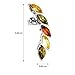 Ian and Valeri Co. Multicolor Amber Sterling Silver Spike Earrings