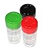 nini-Spice Storage Containers – 6 Small Spice Jar or Empty Spice Bottles Set for Everyday Use – Each with 200 ml (7oz) Capacity – Food-Safe Clear Plastic