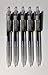 MUJI Clear Ballpoint Gel Pen [Black] 0.5mm x 5