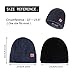 VICOVI Winter Knit Beanie Hats for Men and Women Warm Fleece Stretch Slouchy Skull Cap Navy …
