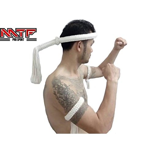 MTF MONGKOL & PRAJIAT Armband Muay Thai Boxing Traditional Headband/Set