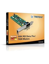Trendnet 56 K teléfono celular Internet y fax y módem Tam