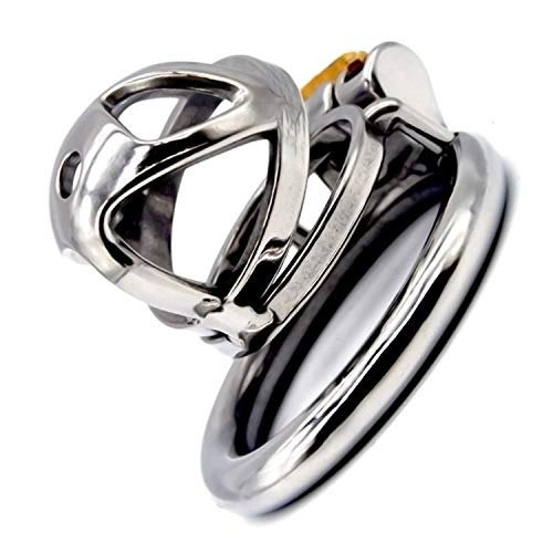 Bondage Masters Chastity Cage Medical Grade Stainless Steel, Innovative Design and 50 mm Back Ring