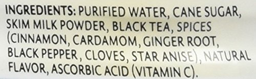 image for Teas' Tea Chai Latte, 16.9 Ounce (Pack of 12), Organic, Cane Sugar Swe