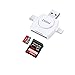 Micro SD &TF Card Reader , Difini Memory Card Camera Reader Adapter for iPhone/iPad/Android/Mac/PC/New MacBook. With Lightning,Micro USB,USB Type C,USB 3.0 Connector(4 in1)