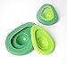 Farberware Food Huggers Reusable Silicone Avocado Savers, Fresh Greens, Set of 2 -