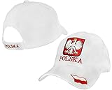 Polska Crest Velcro Adjustable Hat Poland Flag Emblem Polish Pride Cap