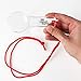 hand2mind Hand Lens with Lanyard, 3X and 6X Magnifier for Home, Classroom, Indoor and Outdoor Use (Pack of 10)