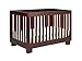 Babyletto Modo 3-in-1 Convertible Crib with Toddler Bed Conversion Kit in Espresso, Greenguard Gold Certified