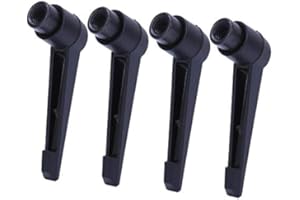 FTVOGUE 4PCS Thread Adjustable Handle Metal Machine Knobs Adjustable Fixing Handle M4/5/6/8/10/12 Female Thread(M8)