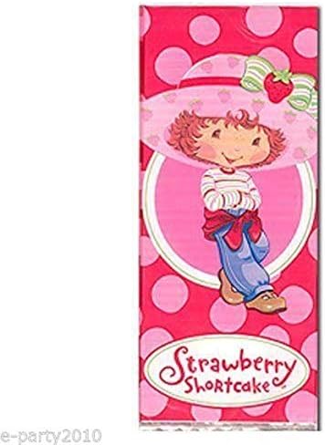 STRAWBERRY SHORTCAKE CELLO FAVOR BAGS (8) ~ Birthday Party Supplies Treat Loot