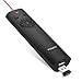 PISEN Wireless Presenter RF 2.4GHz Rechargeable USB PowerPoint Clicker Remote Control for Presentations with Mouse Mode & 2500mAh Emergency Power Bank