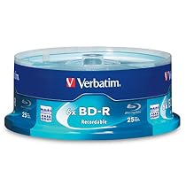 Verbatim BD-R 25GB 6X with Branded Surface - 25pk Spindle 97457