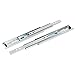 uxcell 9-Inch Cold Rolled Steel Drawer Slides, Full Extension Ball Bearing Slide Track Rail 39mm Wide 55lb Capacity 1 Pair