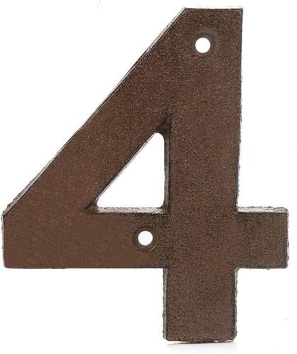 Cast Iron Door Numbers 0-9 (4)