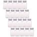 BLUECELL 20 Pieces Plastic Clear Empty Plastic Solid Powder Medicine Pill Cylindrical Chemical Container Reagent Bottle 80ml