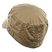 Fitted Cotton Ripstop Army Cap-Khaki Small/Medium