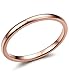 Tungary 2mm Tungsten Carbide Rings for Women Wedding Band Engagement Promise Domed Size 4-11.5