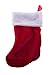 Classic Red and White Extra Soft Plush Christmas Stocking 16