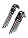 Bondhus 69600 Ball End Double Pack L-Wrench Set with ColorGuard, 13 Piece