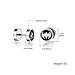 Godyce Batman Earring Studs for Men Women Stainless Steel Jewelry