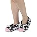GLENMEARL Slipper Socks for Women, 2 Pair Slipper Socks with Grips for Woman, Non Slip Soft Sole Winter Bedroom Cozy Sock Indoor Home Slippers (Cow 7.5-9.5, Adult, Women, 7.5, Numeric Range, US Footwear Size System, 9.5, Medium)