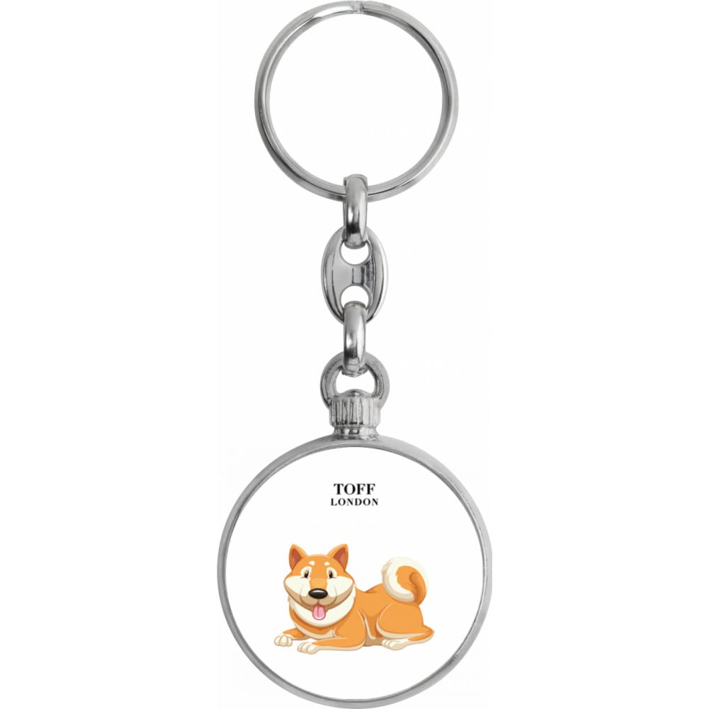 Toff London Akita Inu Dog Keyring