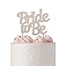 Bride to Be Cake Topper - Premium Rose Gold Metal - Sparkly Bridal Shower or Bachelorette Party Cake Topper - Now Protected in a Box