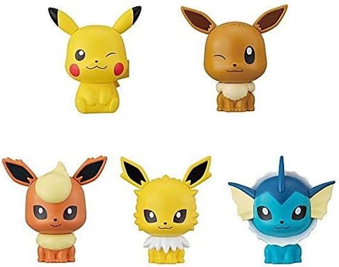 Amazon ポケモン サン ムーン カパララ ポケットモンスター 4インチ 5点セット イーブイ ジョルテオン フレロン ヴェイポレオン カプセル フィギュア コレクティブル アニメバンダイ フィギュア ドール 通販