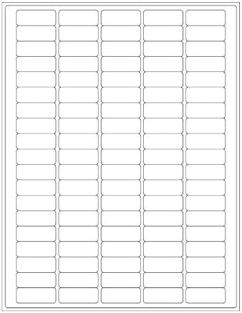 Transparent cryogenic removable laser labels 1.42" x 0.55", TRCL-6