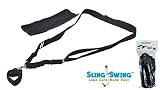 Sling Swing ADJUSTABLE Weed Eater Grass Trimmer Harness Shoulder Strap with Shock Bungee with Quick Detach Swivel, Ambidextrous limb arm tool saver professional weedeater stretch strain garden COMFORT