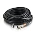 C2G Legrand In-Wall Coaxial Cable, Black Coax Cable, CMG-Rated Coaxial Cable, 50 Feet In-Wall Cable, 1 Count, C2G 60005