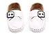 Femizee Baby Boys Girls Breathable Soft Sole Slip on Crib Shoes(Newborn/First Walker/Infant Baby),White 6-12 Months