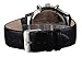 Kteta Men's Watch Leather Chronograph Sports Quartz Analog Wrist Watches Black Band