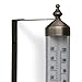 Antique Brass Finish Adjustable Angle 10 Inch Garden Thermometer