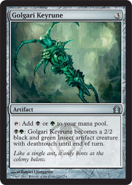 Magic: the Gathering - Golgari Keyrune (229) - Return to Ravnica