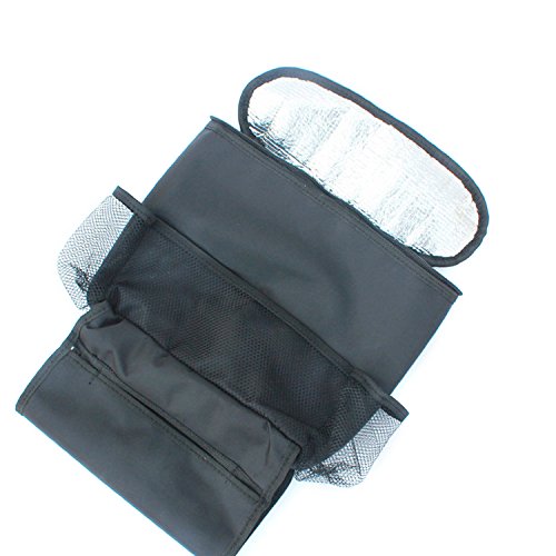 Ocamo Car Seat Back Storage Bag, Temperature Insulation Organizer Pouch Travel Tidy Bags - Thumbnail 4
