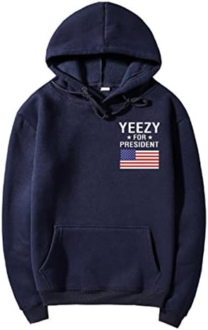 DKSM fashion men's fleece hoodies YEEZY logo cotton women long-sleeved sportswear