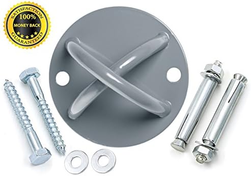 Ceiling Mount Bracket||IFREE 1800lb Commercial Swing Hangers with Upgraded Stainless Steel Locking Snap Hooks for Playground Sets,Wooden,Concrete.Aerial Yoga Inversion Antigravity.