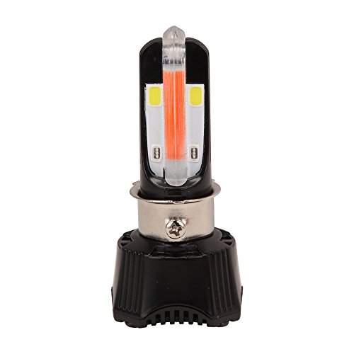 LED Motorcycle Headlight Bulb H4 H6 Front Light DC12V 40W LED Hi/Lo Beam Motorbike Headlamp Light with DRL for Honda Yamaha Kawasaki KTM Suzuki (DRL-warm white)