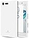 GOOSPERY Pearl Jelly for Sony Xperia X Compact Case with Screen Protector Slim Thin Rubber Case (White) XPXCPT-JEL/SP-WHT