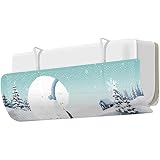 Richelin Air Conditioner Deflector, Retractable Air Conditioning Deflector Deflector Direction Deflector Anti-Direct Flow Deflector 84x23x0.5cm