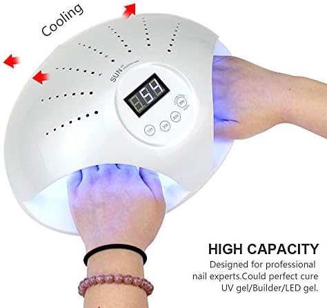 WACZY Dual UV Nail Lamp Dryer 36 Leds Nail Dryer For All Gels With 30S/60S Button All For Manicure Nail Lamp For Nails [Energy Class A]