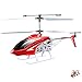 Syma S39 Mini RC Helicopter with GYRO Toy Remote Control Helicopters 2.4G 3.5CH-Red